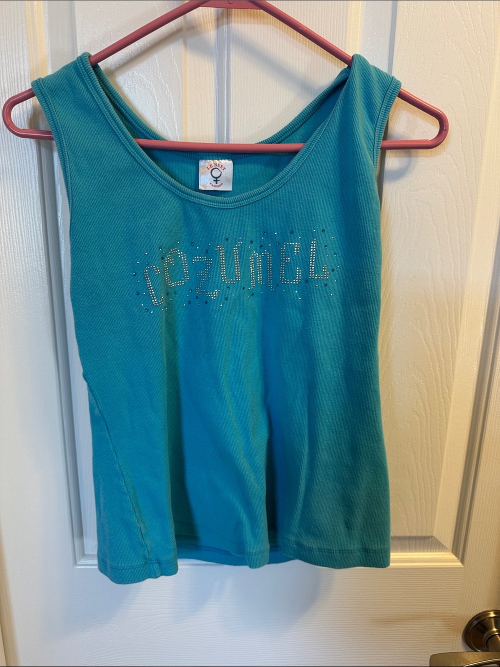 Cozumel Teal Tank Top - Women's Casual Sleeveless Tee